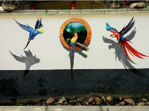 开远视觉错位-3D墙绘设计