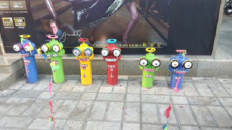 开远商业区彩绘