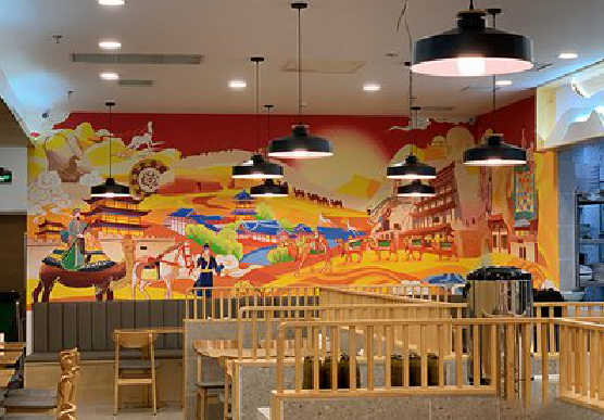 开远商业空间彩绘介绍。