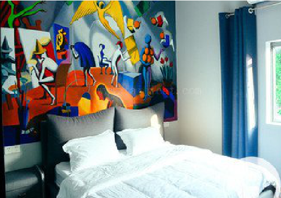 开远对于酒店的墙体彩绘而言更注重哪些方面？