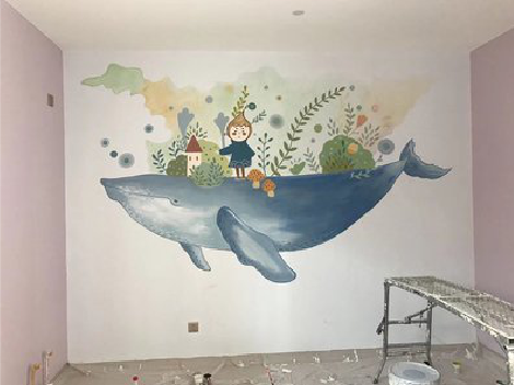 开远手绘墙的特点及优势。